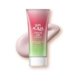 Rohto Skin Aqua Tone Up UV Essence SPF 50+ PA ++++ 80g - Rose