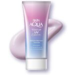 Rohto Skin Aqua Tone Up UV Essence SPF 50+ PA ++++ 80g - Lavender